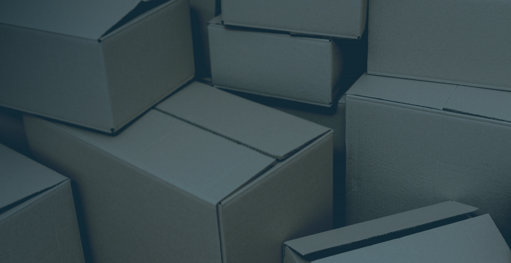 Boxes stacked on top of each other.