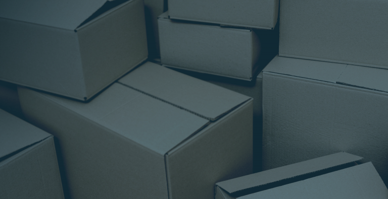 Boxes stacked on top of each other.